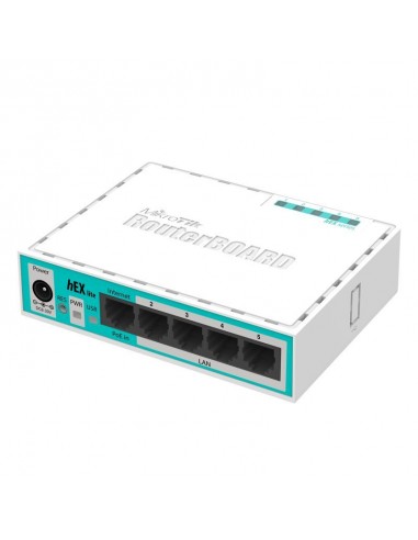 Mikrotik hEX lite кабелен рутер Бяла